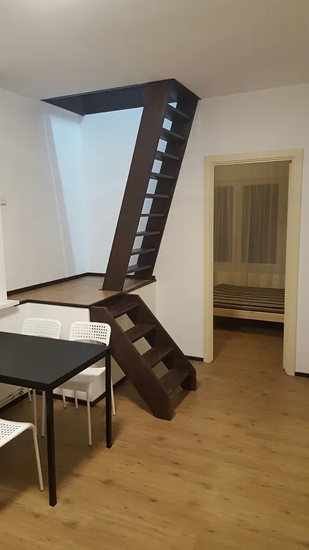 Attic access - Creation of convenient access to non-standard spaces