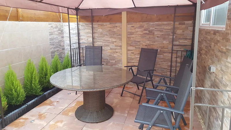 Cozy courtyard - Landscaping of ground-floor apartment courtyard