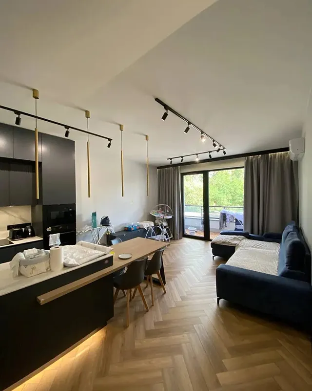 Kitchen-living room - Renovation of a combined kitchen-living space