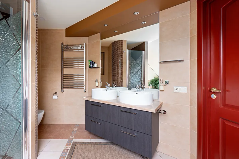 Mirrors and sinks - Installation of mirrors and sinks