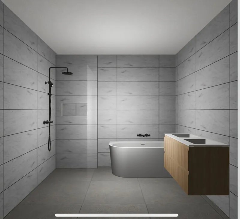 Shower design - Shower visualization
