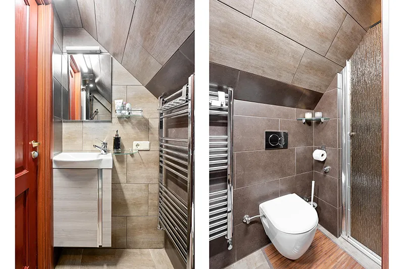 Sink and toilet - Installation of sink and toilet in a small space