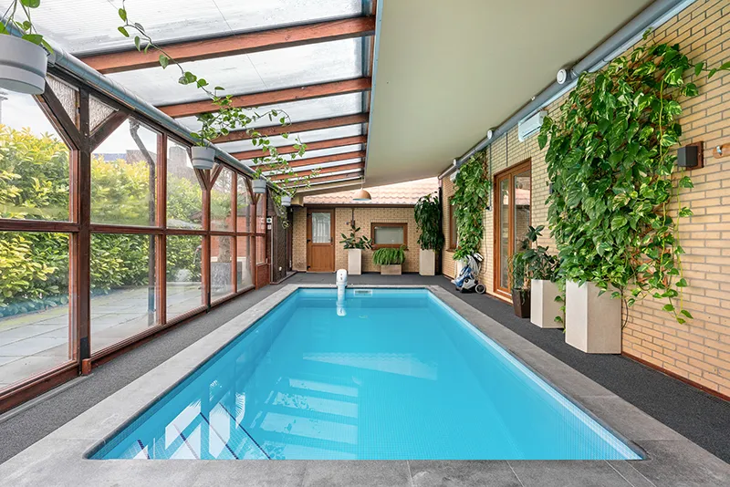 Terrace with pool - Greening a terrace with pool